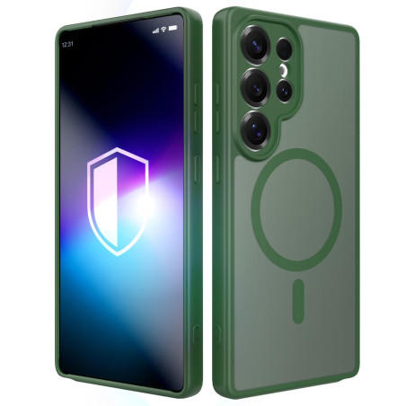 Kryt 3mk Misty MagCase pro Galaxy S25 Ultra - zelená