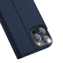 DUX DUCIS SkinPro kryt typu kniha pro iPhone 12 Mini, modrý