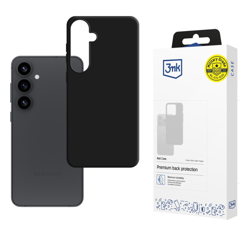 Kryt 3mk Matt Case pro Samsung Galaxy S25 - černý