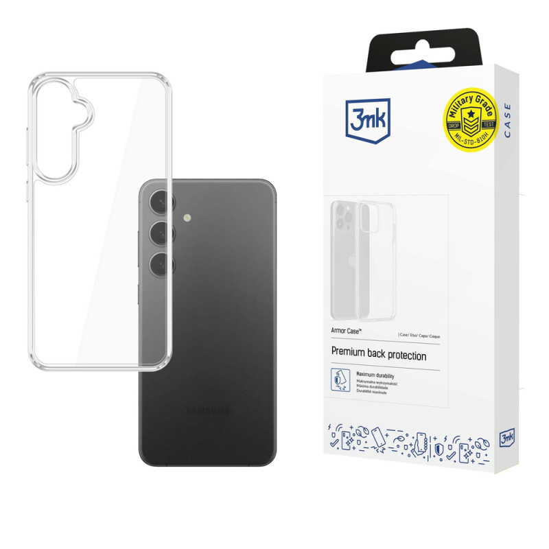 Kryt 3mk Armor Case pro Samsung Galaxy S25 - transparentníní