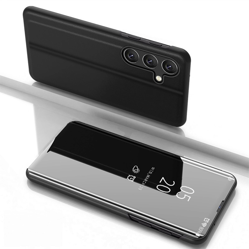 Kryt Hurtel CLEAR VIEW CASE pro Samsung Galaxy S25 - černá