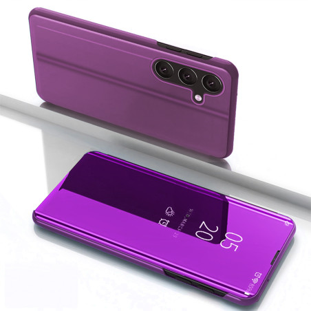 Kryt Hurtel CLEAR VIEW CASE pro Galaxy S25 - růžová