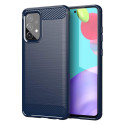 Kryt Hurtel Carbon Case pro Galaxy A72 4G modrý