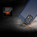 Kryt Hurtel Carbon Case pro Galaxy A72 4G modrý