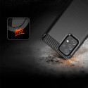 Hurtel Carbon Case TPU kryt pro Galaxy A72 4G - černý