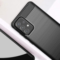 Hurtel Carbon Case TPU kryt pro Galaxy A72 4G - černý