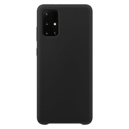 Kryt Hurtel SILICONE SOFT pro Galaxy A72 4G – černý