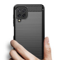 Kryt Hurtel CARBON CASE pro Galaxy A22 - černý