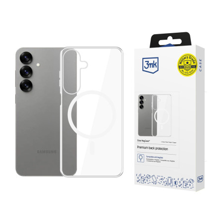 Kryt 3mk Clear MagCase pro Galaxy S25 - transparent