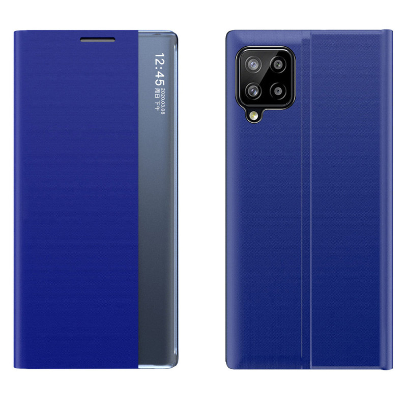 Kryt Hurtel SLEEP CASE Bookcase pro Samsung Galaxy A22 4G - modrá