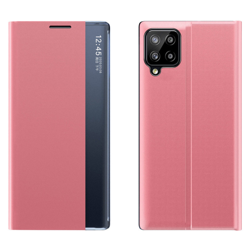 Kryt Hurtel SLEEP CASE Bookcase pro Samsung Galaxy A22 4G - růžová