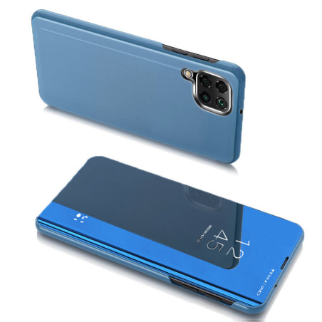 Kryt Hurtel Clear View pro Galaxy A22 4G - modrý