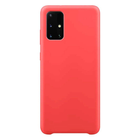 Kryt Hurtel SILICONE CASE pro Galaxy A72 4G – červený