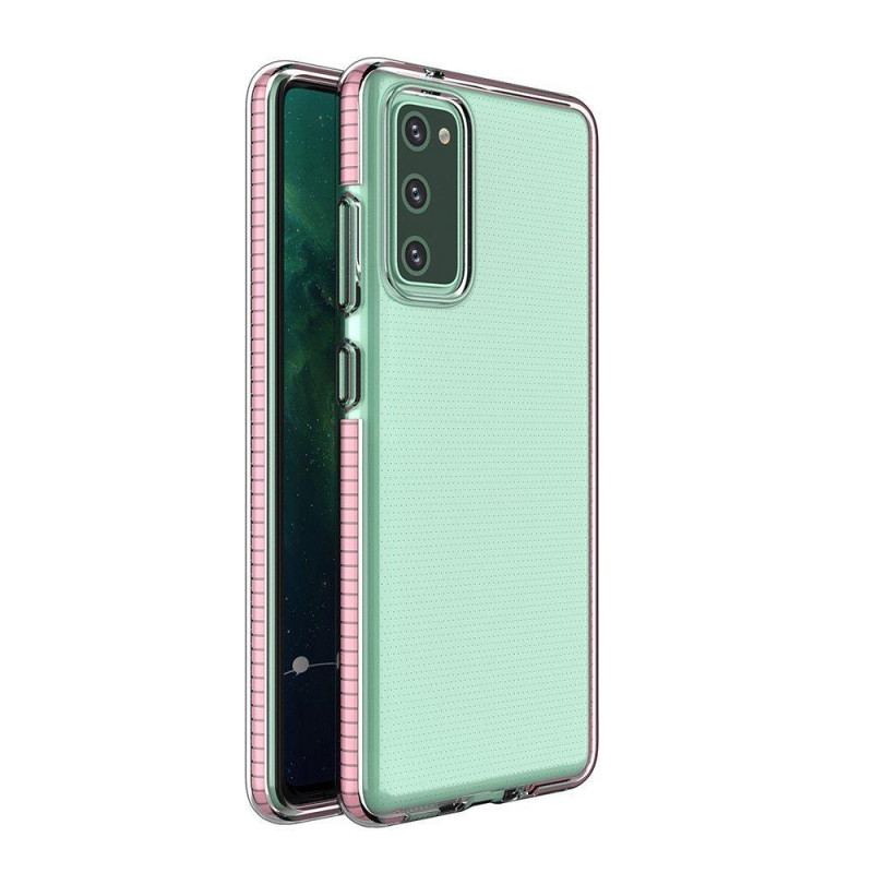 Kryt Hurtel Spring Case pro Samsung Galaxy A72 4G - světle růžový