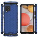 Kryt Hurtel HONEYCOMB ARMOR pro Galaxy A42 5G - modrý
