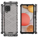 Kryt Hurtel Honeycomb Case armor cover pro Galaxy A42 5G transpar