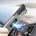 Kryt Hurtel Crystal Ring Case pro Galaxy S22 / S22 Plus - zelená