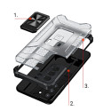 Kryt Hurtel Crystal Ring Case pro Galaxy S22 / S22 Plus - zelená