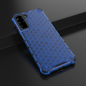 Kryt Hurtel Honeycomb pro Galaxy S21+ 5G – modrý
