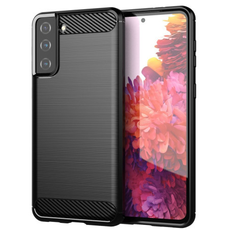 Kryt Hurtel CARBON Case TPU pro Galaxy S21+ 5G - černý