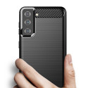 Kryt Hurtel CARBON Case TPU pro Galaxy S21+ 5G - černý