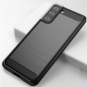 Kryt Hurtel CARBON Case TPU pro Galaxy S21+ 5G - černý