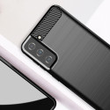 Kryt Hurtel CARBON Case TPU pro Galaxy S21+ 5G - černý