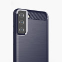 Kryt Hurtel CARBON CASE FLEXIBLE TPU pro Galaxy S21+ modrý