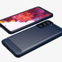 Kryt Hurtel CARBON CASE FLEXIBLE TPU pro Galaxy S21+ modrý