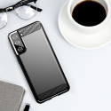 Kryt Hurtel CARBON CASE FLEXIBLE TPU pro Galaxy S21+ modrý