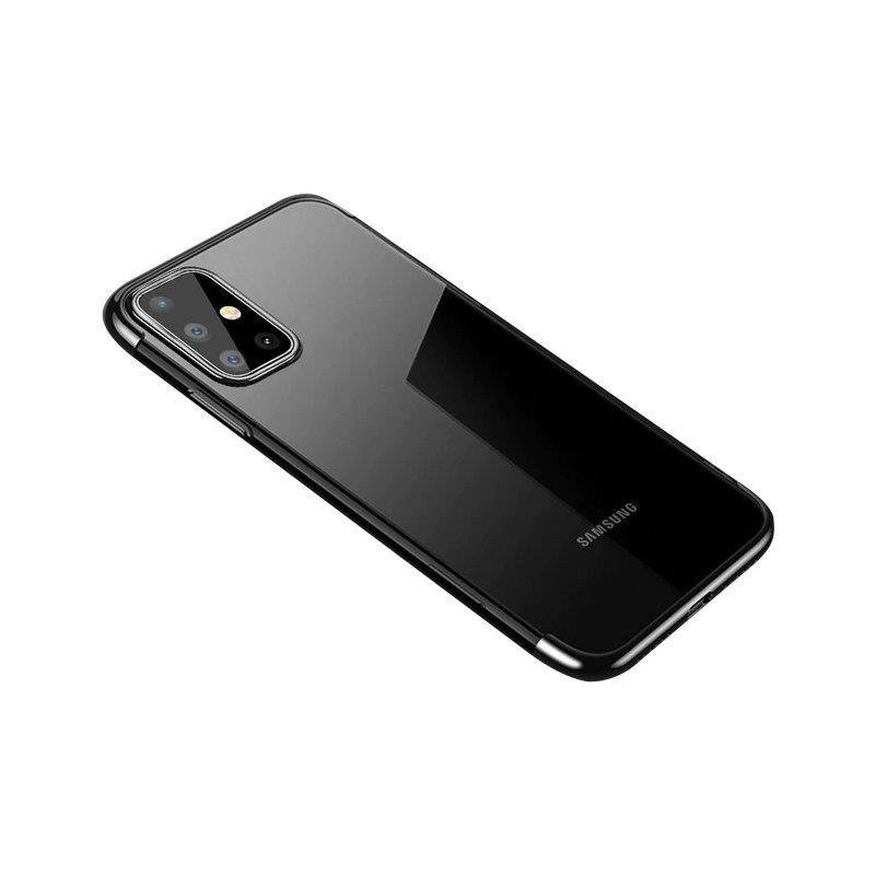 Kryt Hurtel Clear Color 0.3mm pro Samsung Galaxy A72 4G - černý