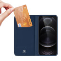 DUX DUCIS SkinPro kryt typu kniha pro iPhone 13 Pro Max, modrý