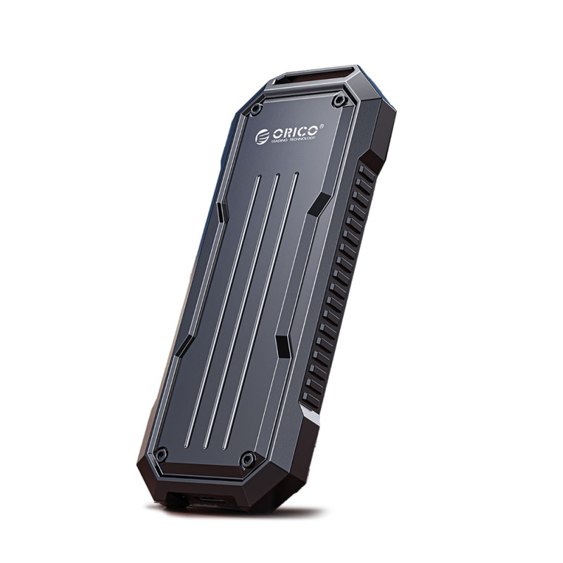 Orico OXS2C3-G2 externí box na disk M.2 NVMe/SATA SSD USB-C 3.2, odolný – šedý