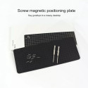 AG PREMIUM ScrewPad Magnetická podložka na šroubky 16,5 x 6,5 cm, černá