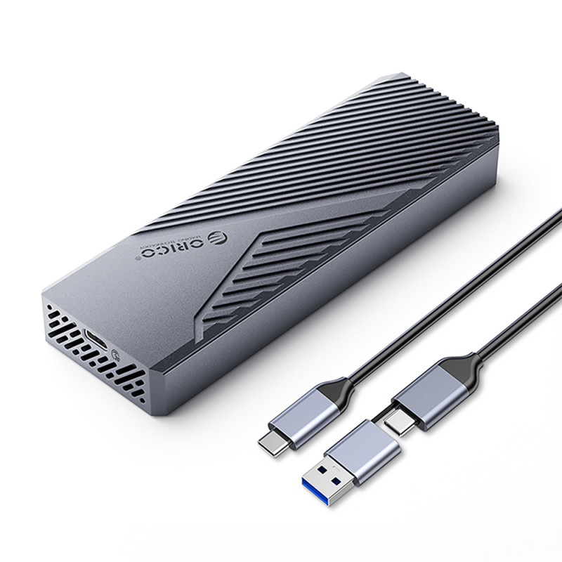 Orico CNM2-G20 externí box na disk M.2 NVMe USB-C 3.2 20Gb/s – šedý
