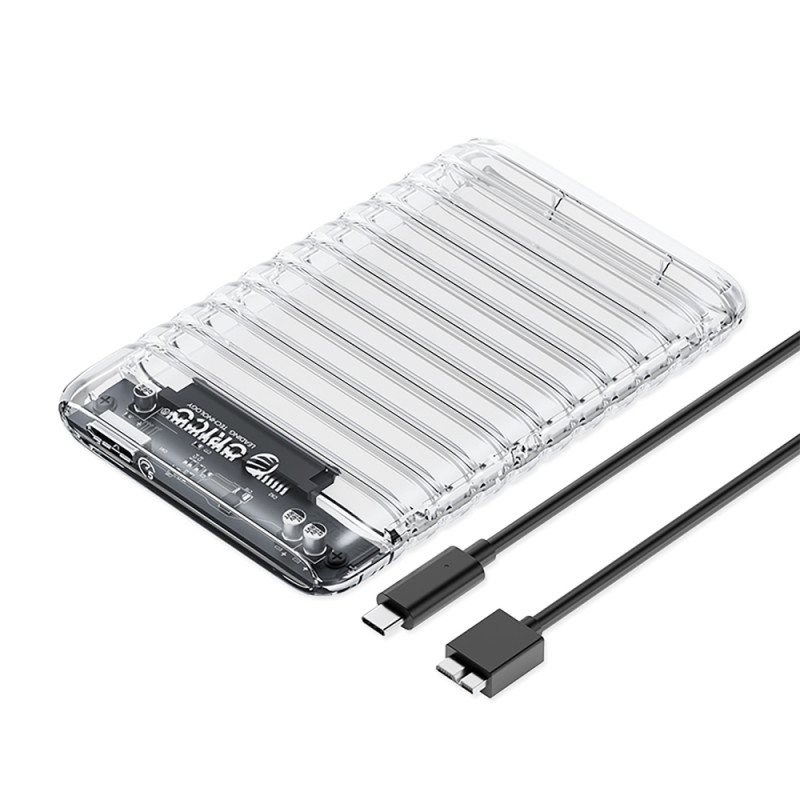 Orico 2139U3-V1 externí box na 2,5" HDD/SSD USB Micro-B 5Gb/s – průhledný