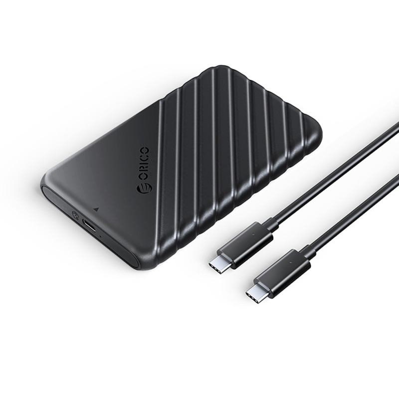 Orico 25PW1C-C3 externí box na disk 2,5" HDD/SSD USB-C 3.1 5Gb/s – černý