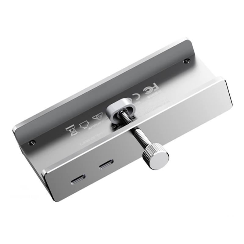 Orico MH5PMM USB hub se svorkou USB-C / 2x USB-A 3.0 + SD&TF + audio 3,5mm – černý