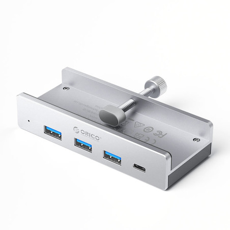 Orico MH4PC USB hub svorka USB-C 3x USB-A + USB-C | AppleGang