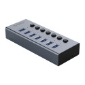 Orico BT2U3-7AB USB hub 7x USB-A 3.0 s vypínači | AppleGang