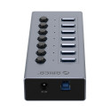 Orico BT2U3-7AB USB hub 7x USB-A 3.0 s vypínači | AppleGang
