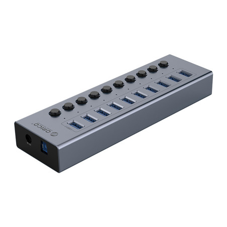 Orico BT2U3-10AB USB hub 10x USB-A 3.0 s vypínači | AppleGang