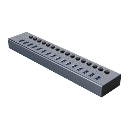 Orico BT2U3-16AB USB hub 16x USB-A 3.0 s vypínači | AppleGang