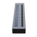 Orico BT2U3-16AB USB hub 16x USB-A 3.0 s vypínači | AppleGang