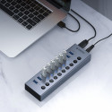 Orico BT2U3-16AB USB hub 16x USB-A 3.0 s vypínači | AppleGang