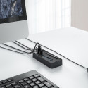 Orico CT2U3-7AB USB hub 7x USB-A 3.0 s vypínači | AppleGang