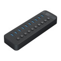 Orico CT2U3-10AB USB hub 10x USB-A 3.0 s vypínači | AppleGang