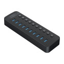 Orico CT2U3-10AB USB hub 10x USB-A 3.0 s vypínači | AppleGang