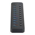 Orico CT2U3-10AB USB hub 10x USB-A 3.0 s vypínači | AppleGang