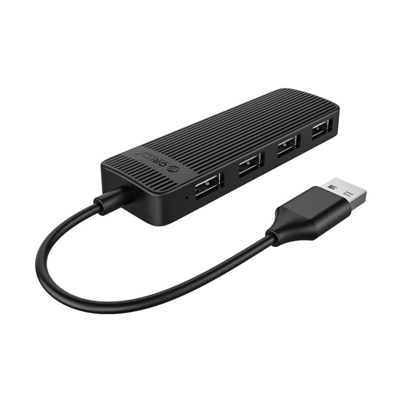 Orico FL02 USB hub dokovací stanice 4x USB-A 2.0 – černá